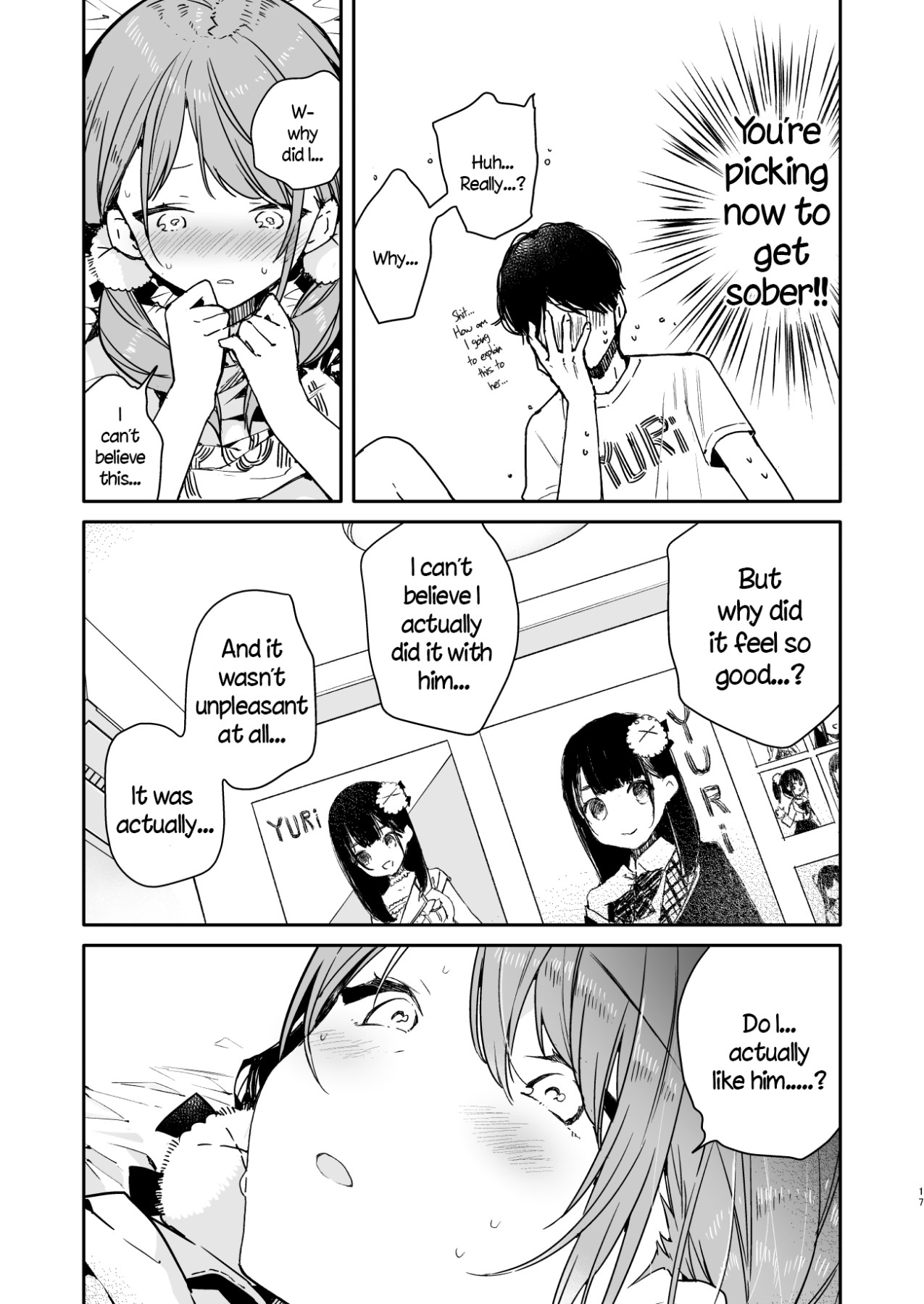 Hentai Manga Comic-Getting Drunk And Lewd With a Junior Otaku Who's Like a Friend-Read-15